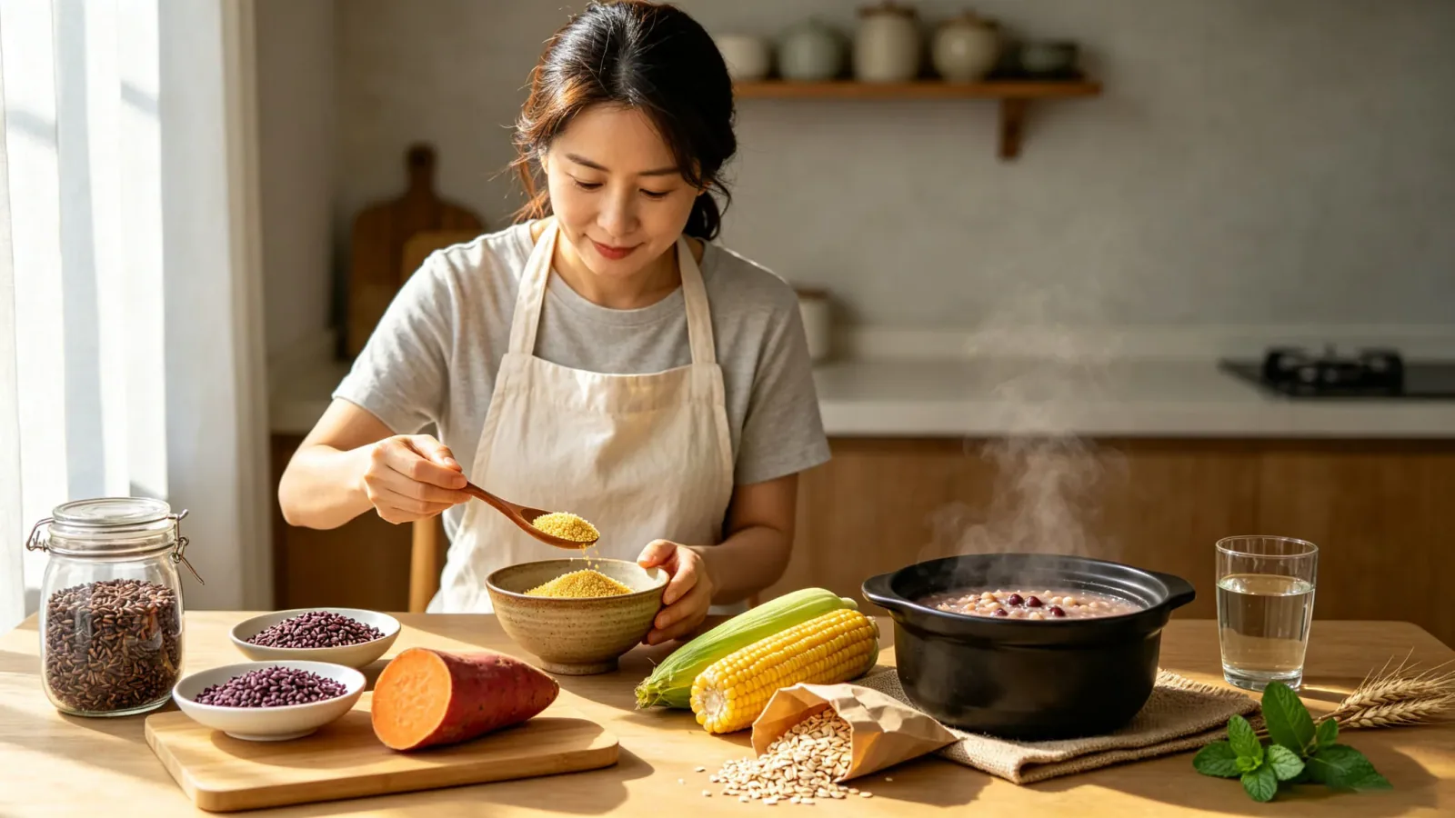哪些粗粮适合作为日常主食？