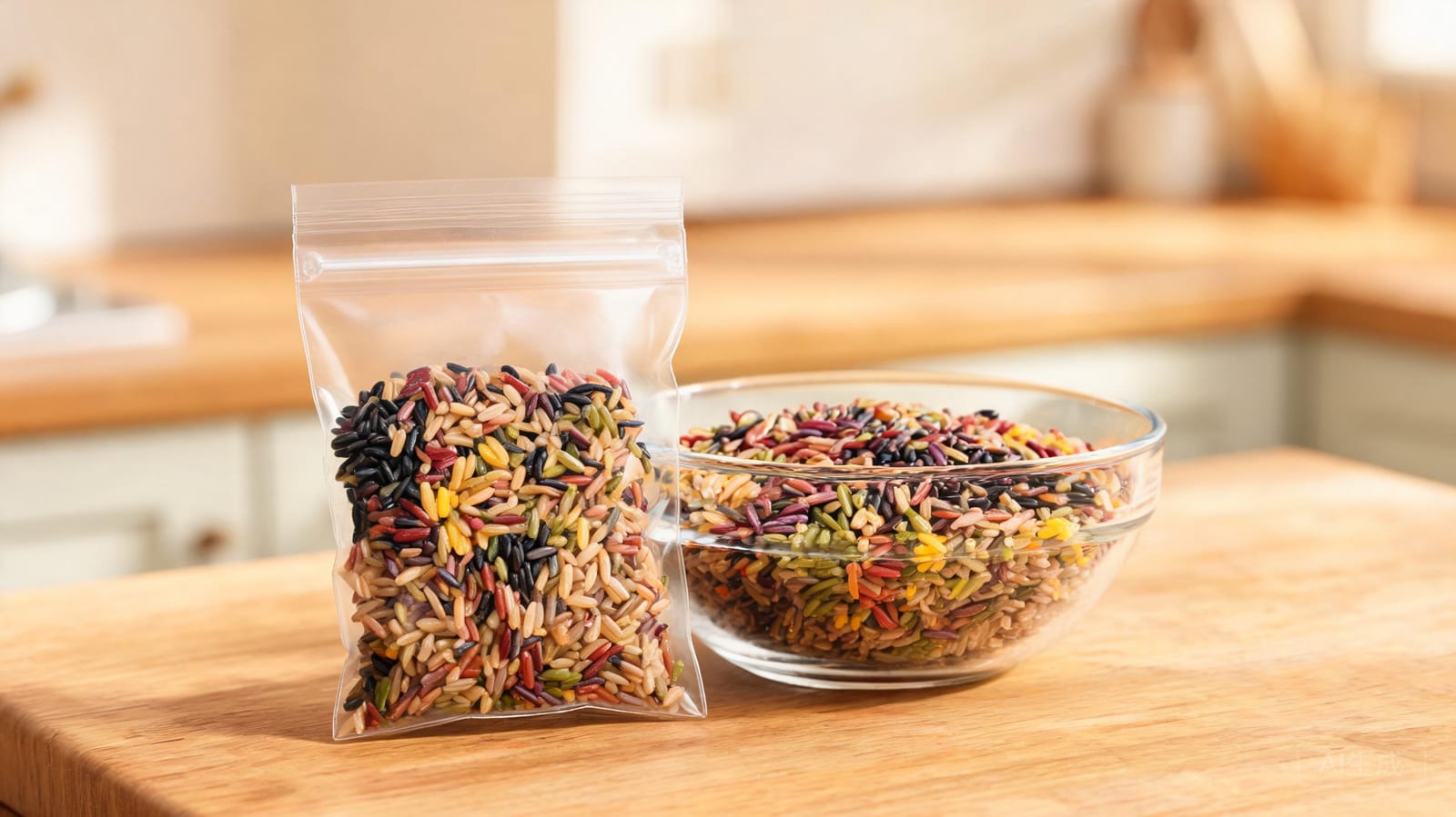 拾兄弟七色糙米有没有试吃装可以尝？